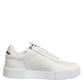 Dolce & Gabbana White Miami Leather Low Top Sneakers Shoes