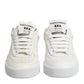 Dolce & Gabbana White Miami Leather Low Top Sneakers Shoes