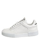 Dolce & Gabbana White Miami Leather Low Top Sneakers Shoes