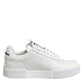 Dolce & Gabbana White Miami Leather Low Top Sneakers Shoes