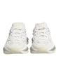 Dolce & Gabbana Airmaster White Women Low Top Sneakers Shoes