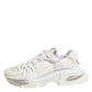 Dolce & Gabbana Airmaster White Women Low Top Sneakers Shoes