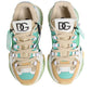 Dolce & Gabbana Multicolor Leather Airmaster Low Top Sneakers Shoes