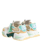 Dolce & Gabbana Multicolor Leather Airmaster Low Top Sneakers Shoes