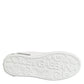 Dolce & Gabbana White Purple Leather Low Top Sneakers Shoes