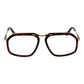 Ermenegildo Zegna Burgundy Metal Glasses (Frames)