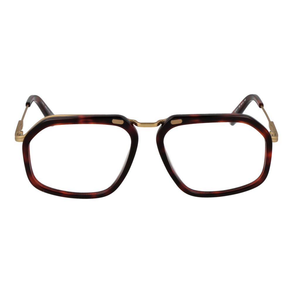 Ermenegildo Zegna Burgundy Metal Glasses (Frames)