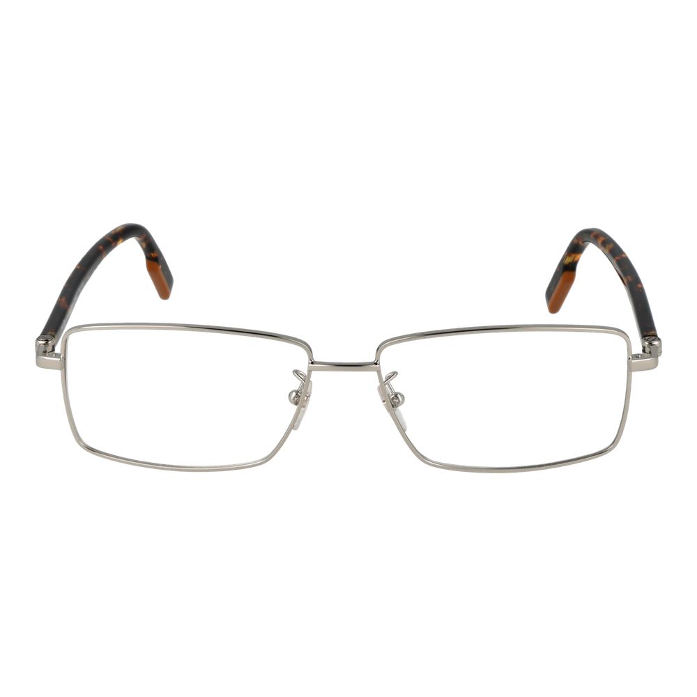 Ermenegildo Zegna Silver Metal Glasses (Frames)