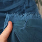 Dolce & Gabbana Blue Mesh Trim Ruched Tulle Sheath Dress