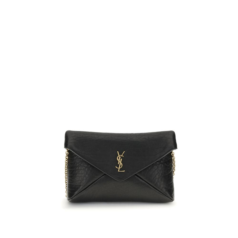 Saint Laurent Cassandre chain Clutch Bag Womens Clutch Bag