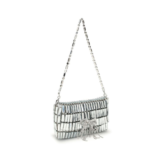 Self-Portrait Silver crystal bow mini Shoulder Bag Womens Shoulder Bag
