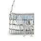 Self-Portrait Silver crystal bow mini Shoulder Bag Womens Shoulder Bag