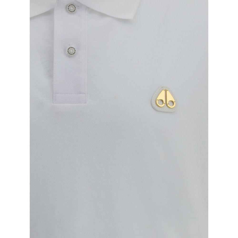 Moose Knuckles Everett Gold Polo Shirt Mens T-Shirt