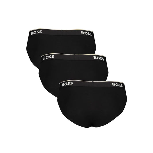 Hugo Boss Black Cotton Men Brief
