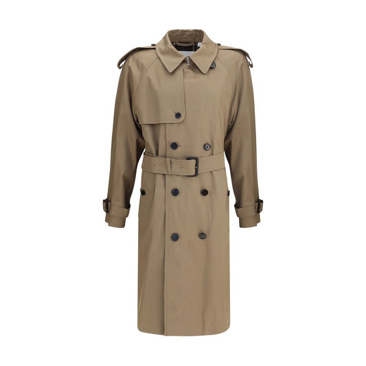 Burberry Long cotton gabardine Trench Coat Mens Jacket