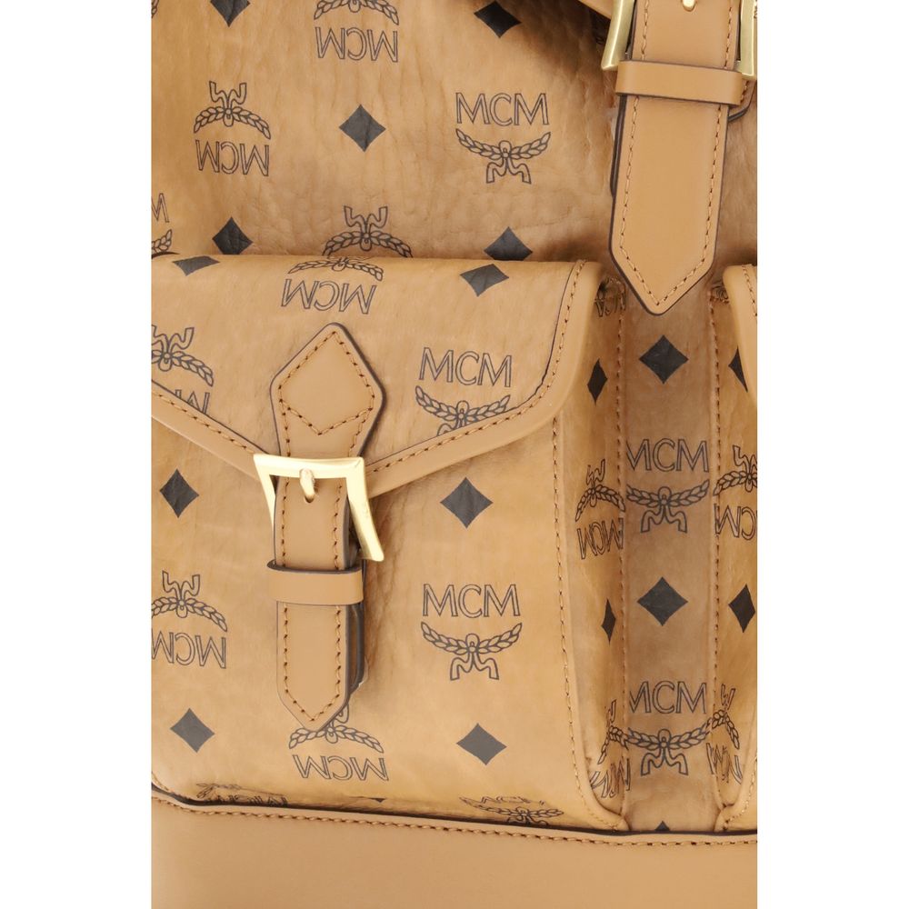MCM Printed canvas Backpack Womens Backpack