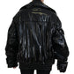 Dolce & Gabbana Polyester Black Shiny Blazer Women Jacket