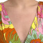 Dolce & Gabbana Multicolor Floral Silk Flared Mini Dress