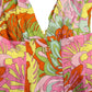 Dolce & Gabbana Multicolor Floral Silk Flared Mini Dress
