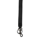 Dolce & Gabbana Black Red Logo Polyester Brass Holder Keychain Keyring