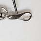 Dolce & Gabbana Black Burgundy Nylon DG Logo Crown Holder Keychain Keyring