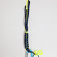 Dolce & Gabbana Blue Yellow Leather Tape String DG Logo Keychain Keyring