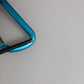 Dolce & Gabbana Blue Yellow Leather Tape String DG Logo Keychain Keyring