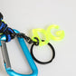 Dolce & Gabbana Multicolor Polyester Tape String DG Logo Keychain  Keyring