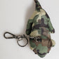 Dolce & Gabbana Camouflage Multicolor Animal Silhouette Keychain Keyring