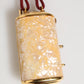 Dolce & Gabbana White Resin Gold Metal Crossbody Mini Purse Pendant Bag