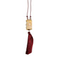 Dolce & Gabbana White Resin Gold Metal Crossbody Mini Purse Pendant Bag
