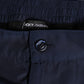 Dolce & Gabbana Navy Blue Polyester Logo Buckle Waist Swimwear