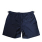 Dolce & Gabbana Navy Blue Polyester Logo Buckle Waist Swimwear