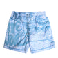 Dolce & Gabbana Blue World Map Polyester Elastic Waistband Swimwear