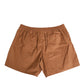 Dolce & Gabbana Brown Cotton Boxer Waistband Short Swimwear