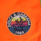 Dolce & Gabbana Orange Polyester Beachwear Men Shorts Swimwear