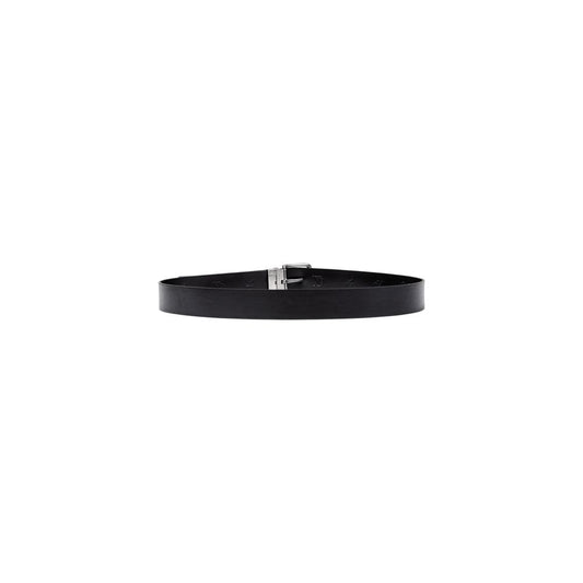 Calvin Klein Jeans Black Leather Belt Mens