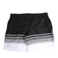 Dolce & Gabbana Black White Striped DG Logo Men Short  Swimwear