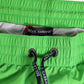 Dolce & Gabbana Green Nylon Drawstring Men Shorts Swimwear