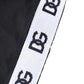 Dolce & Gabbana Black Nylon Side Logo Tape Shorts Swimwear