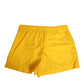 Dolce & Gabbana Yellow Nylon Logo Plaque Boxer Shorts Swimwear
