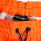 Dolce & Gabbana Orange Polyester Beachwear Men Shorts Swimwear