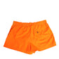 Dolce & Gabbana Orange Polyester Beachwear Men Shorts Swimwear