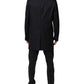 Dolce & Gabbana Dark Blue Wool Men Jacket Coat Blazer Suit