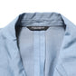 Dolce & Gabbana Light Blue Linen Double Breasted Men Jacket Blazer