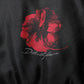 Dolce & Gabbana Black Red Floral Silk Bomber Blouson Jacket