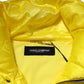 Dolce & Gabbana Yellow Nylon Logo Puffer Bomber Men Jacket