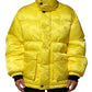 Dolce & Gabbana Yellow Nylon Logo Puffer Bomber Men Jacket