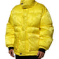 Dolce & Gabbana Yellow Nylon Logo Puffer Bomber Men Jacket