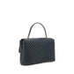 PINKO Black Calf Leather Bos Taurus Handbag